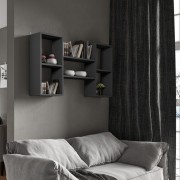 Полиця  T-11 Колір основний Антрацит, Колір допоміжний Антрацит